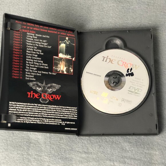 The Crow (DVD, 1994) 2-Disc Set Collectors Series [Brandon Lee] - Picture 4 of 8